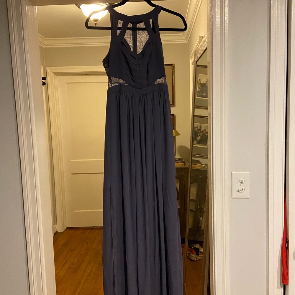 BCBG Blue Evening Gown